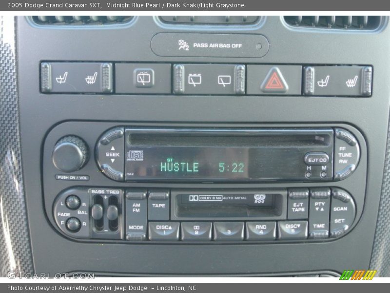 Midnight Blue Pearl / Dark Khaki/Light Graystone 2005 Dodge Grand Caravan SXT