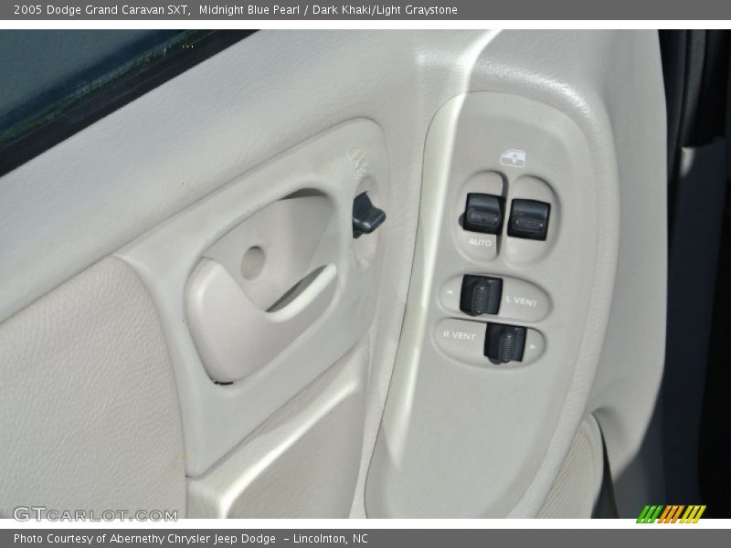 Midnight Blue Pearl / Dark Khaki/Light Graystone 2005 Dodge Grand Caravan SXT