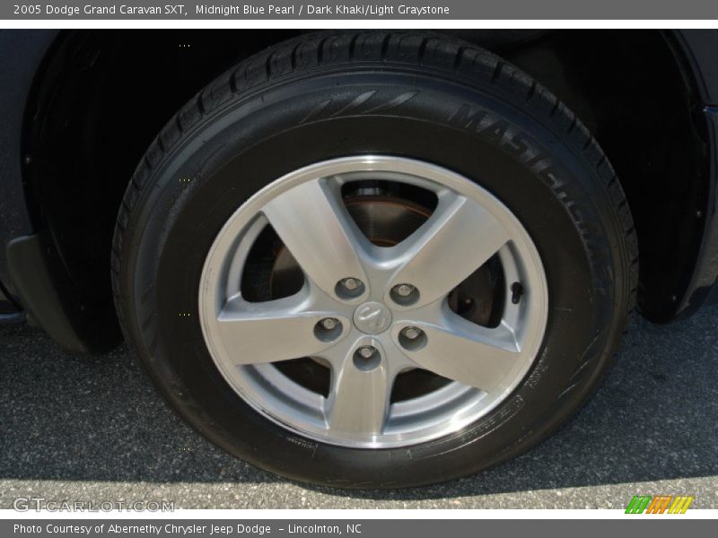 Midnight Blue Pearl / Dark Khaki/Light Graystone 2005 Dodge Grand Caravan SXT