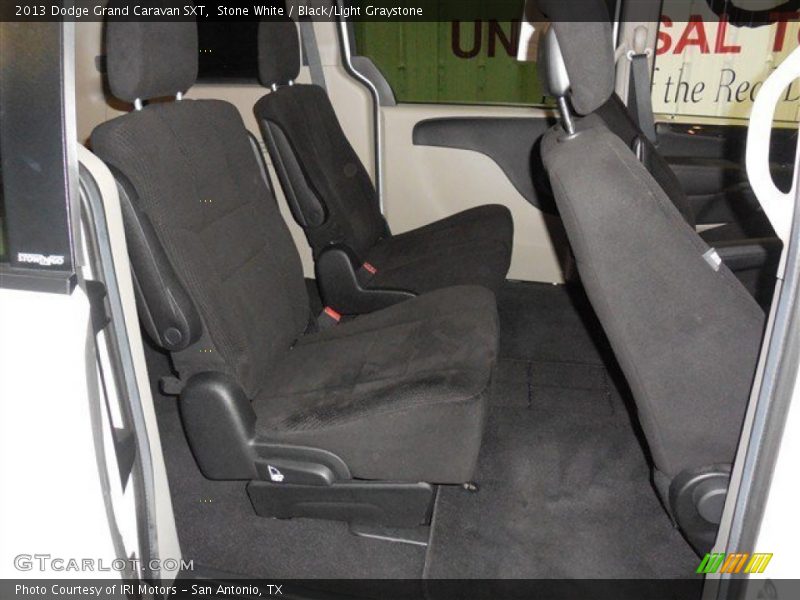 Stone White / Black/Light Graystone 2013 Dodge Grand Caravan SXT