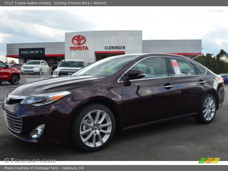 Sizzling Crimson Mica / Almond 2013 Toyota Avalon Limited