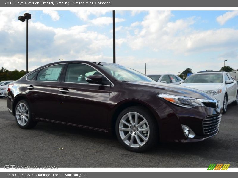 Sizzling Crimson Mica / Almond 2013 Toyota Avalon Limited