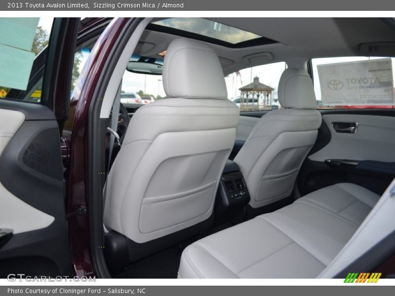 Sizzling Crimson Mica / Almond 2013 Toyota Avalon Limited