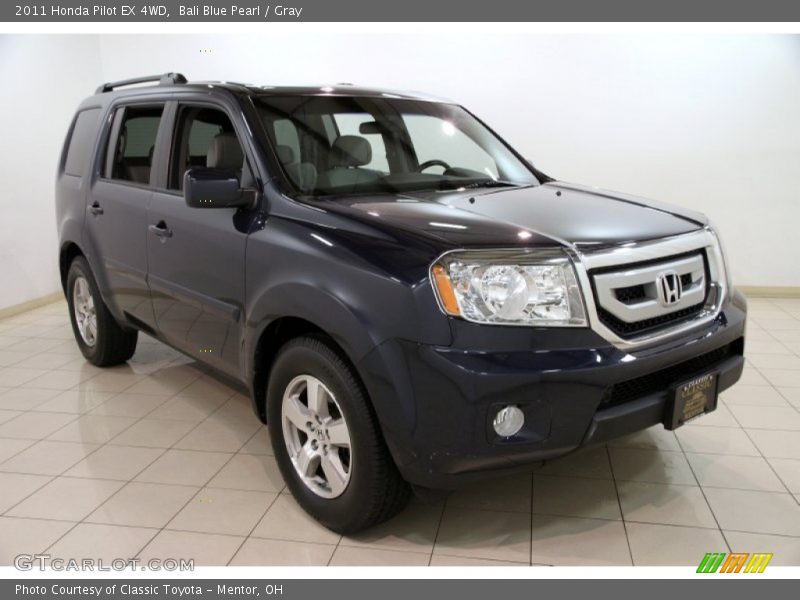 Bali Blue Pearl / Gray 2011 Honda Pilot EX 4WD