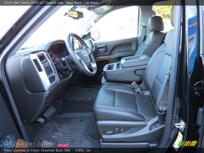 Front Seat of 2014 Sierra 1500 SLT Double Cab