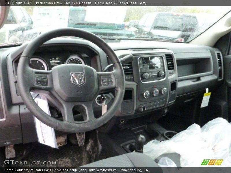 Dashboard of 2014 4500 Tradesman Crew Cab 4x4 Chassis