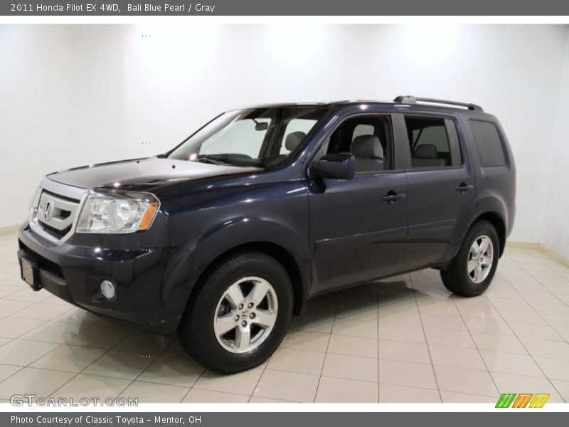 Bali Blue Pearl / Gray 2011 Honda Pilot EX 4WD
