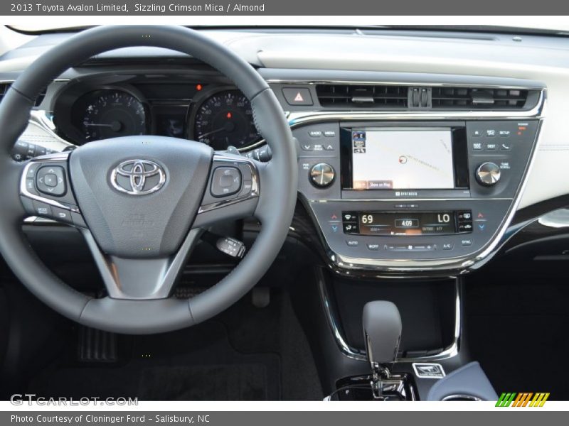 Sizzling Crimson Mica / Almond 2013 Toyota Avalon Limited