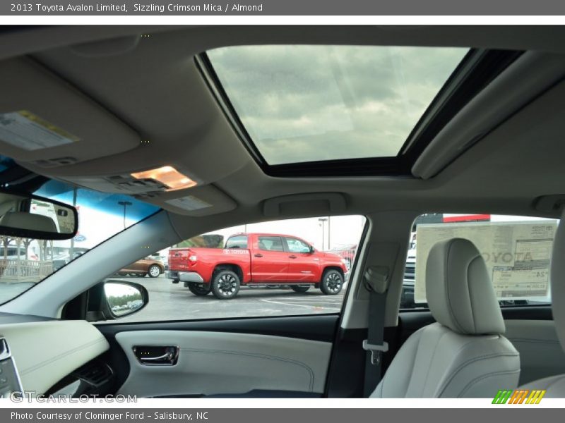 Sizzling Crimson Mica / Almond 2013 Toyota Avalon Limited