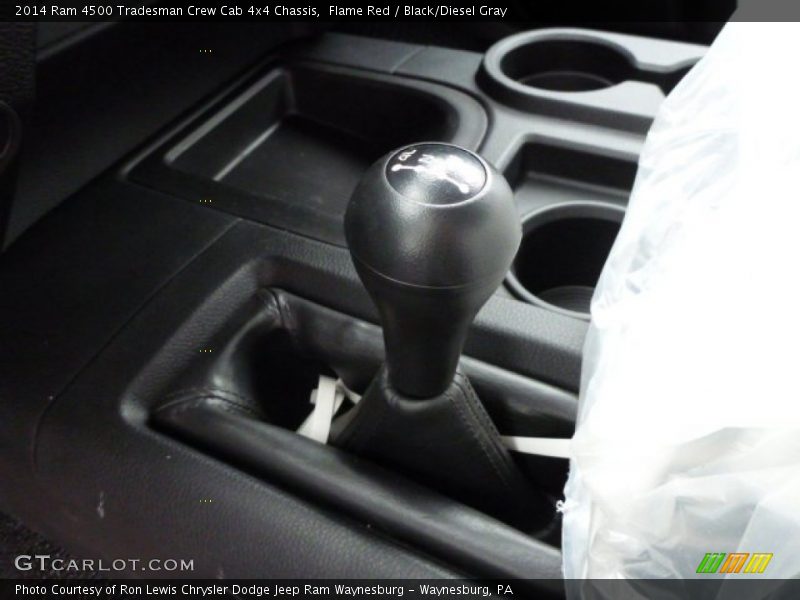 Flame Red / Black/Diesel Gray 2014 Ram 4500 Tradesman Crew Cab 4x4 Chassis
