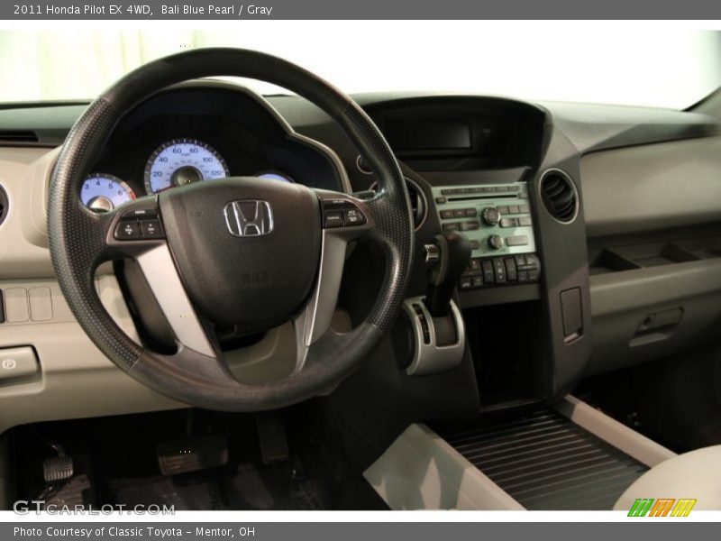 Bali Blue Pearl / Gray 2011 Honda Pilot EX 4WD