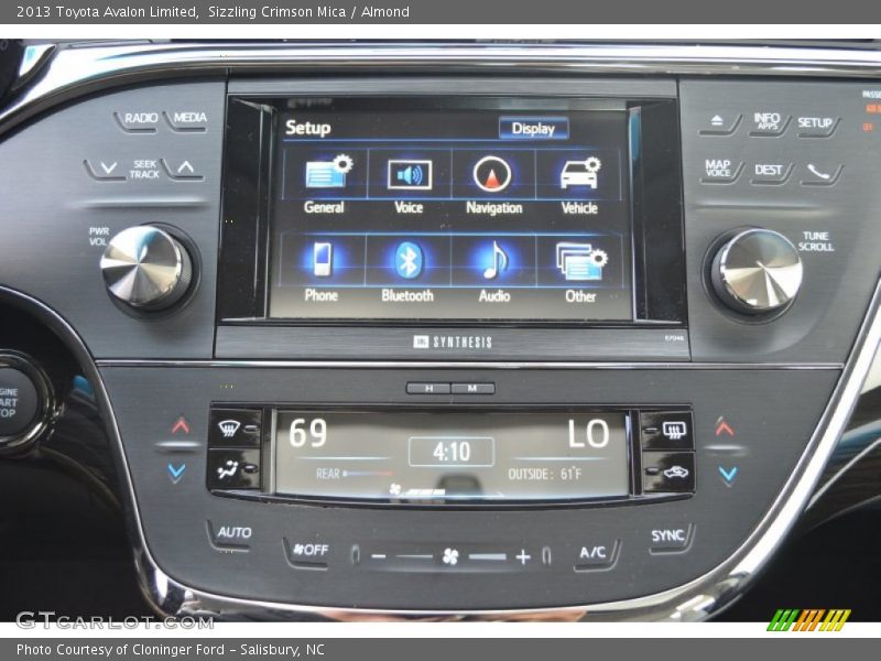 Sizzling Crimson Mica / Almond 2013 Toyota Avalon Limited