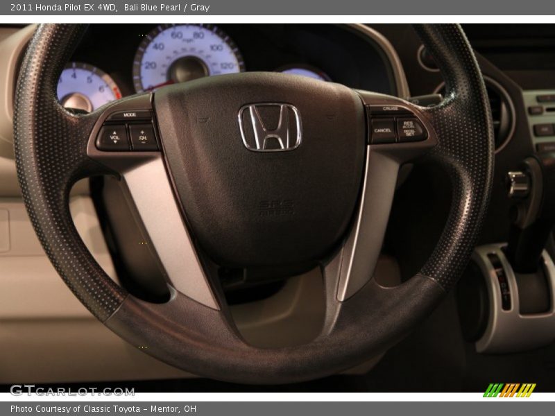 Bali Blue Pearl / Gray 2011 Honda Pilot EX 4WD