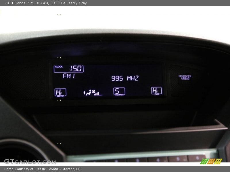 Bali Blue Pearl / Gray 2011 Honda Pilot EX 4WD