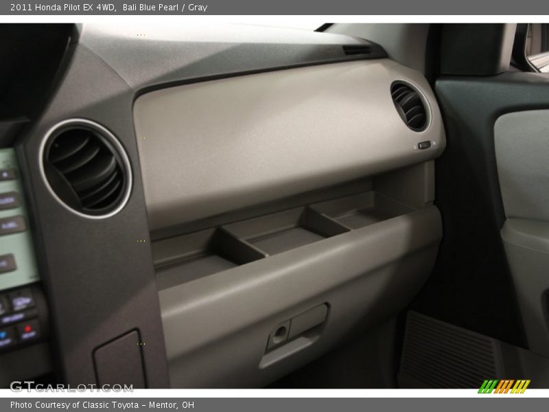 Bali Blue Pearl / Gray 2011 Honda Pilot EX 4WD
