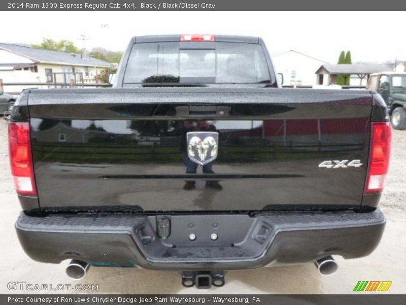 Black / Black/Diesel Gray 2014 Ram 1500 Express Regular Cab 4x4