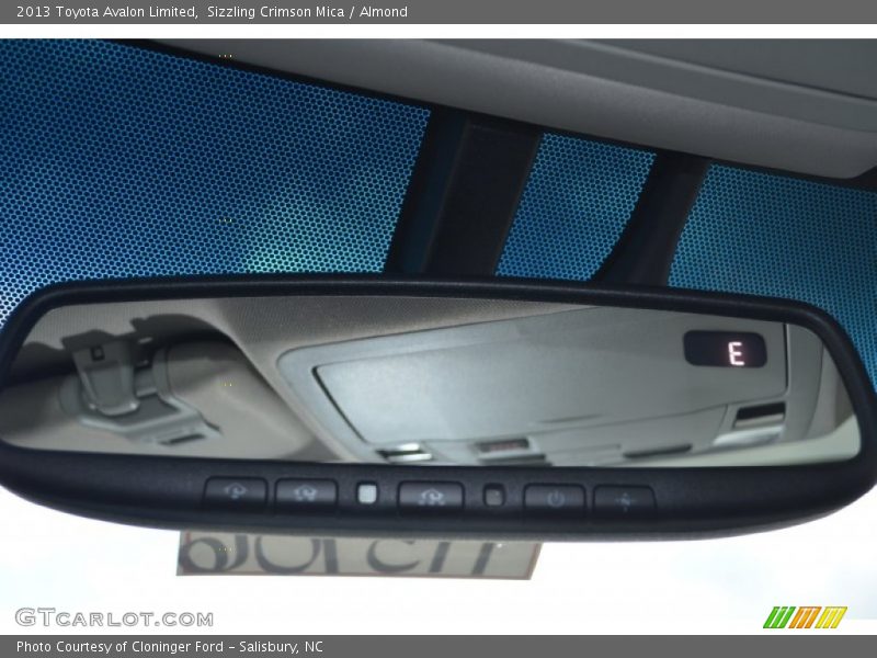 Sizzling Crimson Mica / Almond 2013 Toyota Avalon Limited