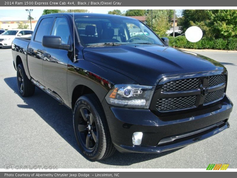 Black / Black/Diesel Gray 2014 Ram 1500 Express Crew Cab 4x4