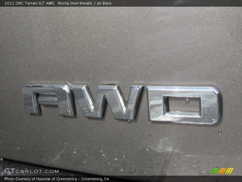 Mocha Steel Metallic / Jet Black 2011 GMC Terrain SLT AWD