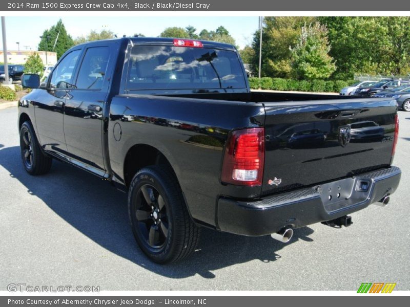 Black / Black/Diesel Gray 2014 Ram 1500 Express Crew Cab 4x4