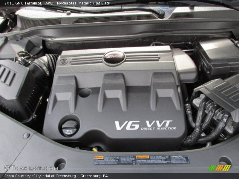 Mocha Steel Metallic / Jet Black 2011 GMC Terrain SLT AWD