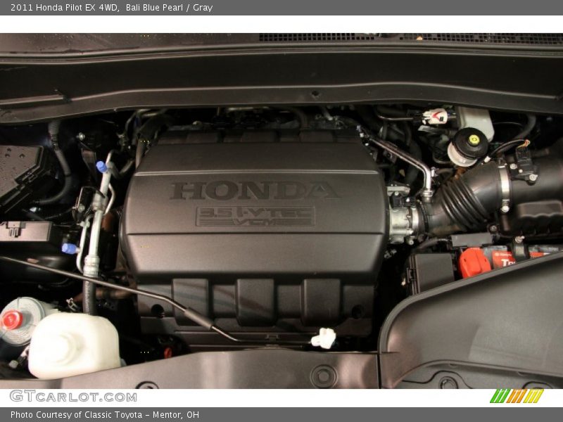 Bali Blue Pearl / Gray 2011 Honda Pilot EX 4WD