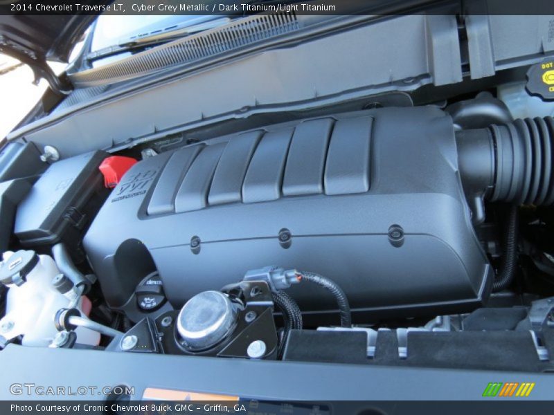 Cyber Grey Metallic / Dark Titanium/Light Titanium 2014 Chevrolet Traverse LT