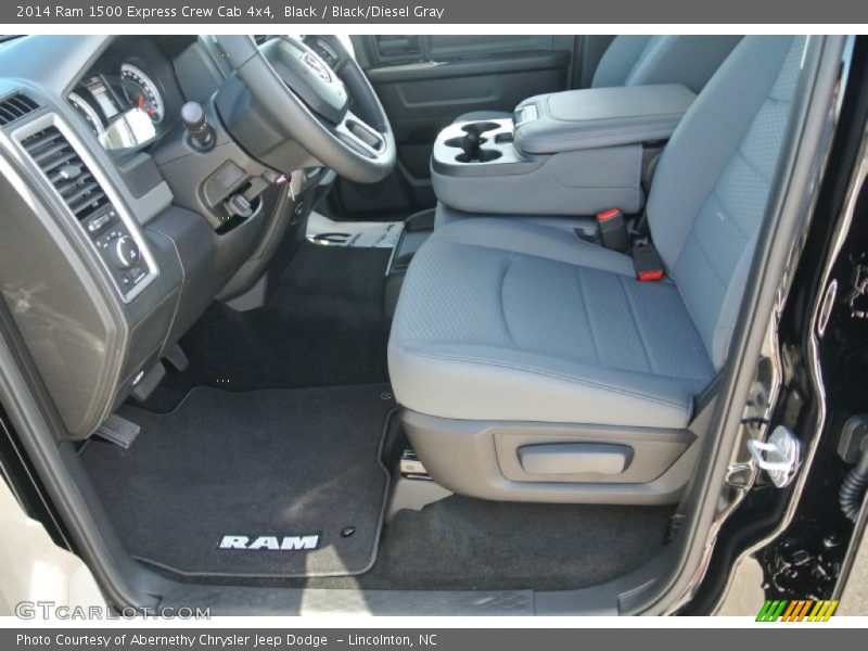 Black / Black/Diesel Gray 2014 Ram 1500 Express Crew Cab 4x4