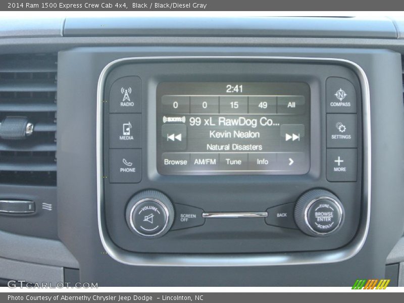 Black / Black/Diesel Gray 2014 Ram 1500 Express Crew Cab 4x4