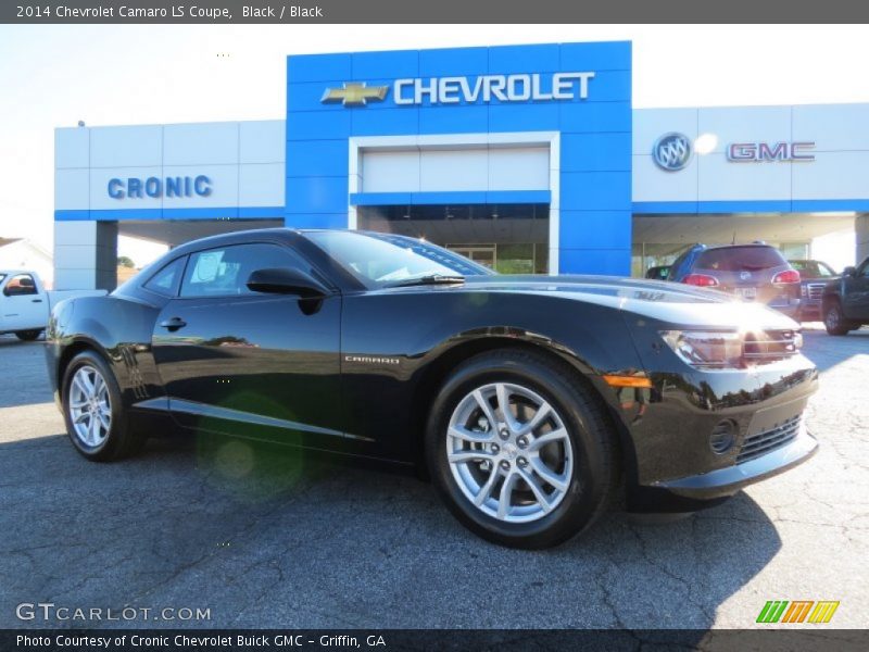 Black / Black 2014 Chevrolet Camaro LS Coupe
