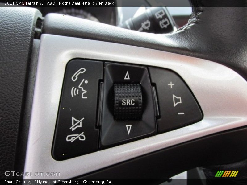 Mocha Steel Metallic / Jet Black 2011 GMC Terrain SLT AWD