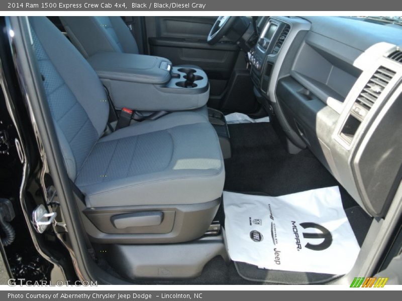 Black / Black/Diesel Gray 2014 Ram 1500 Express Crew Cab 4x4