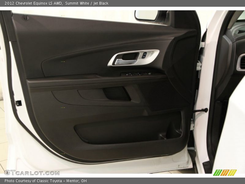 Summit White / Jet Black 2012 Chevrolet Equinox LS AWD