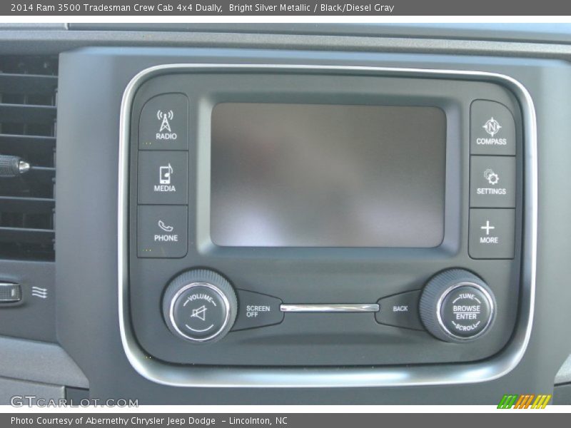 Bright Silver Metallic / Black/Diesel Gray 2014 Ram 3500 Tradesman Crew Cab 4x4 Dually