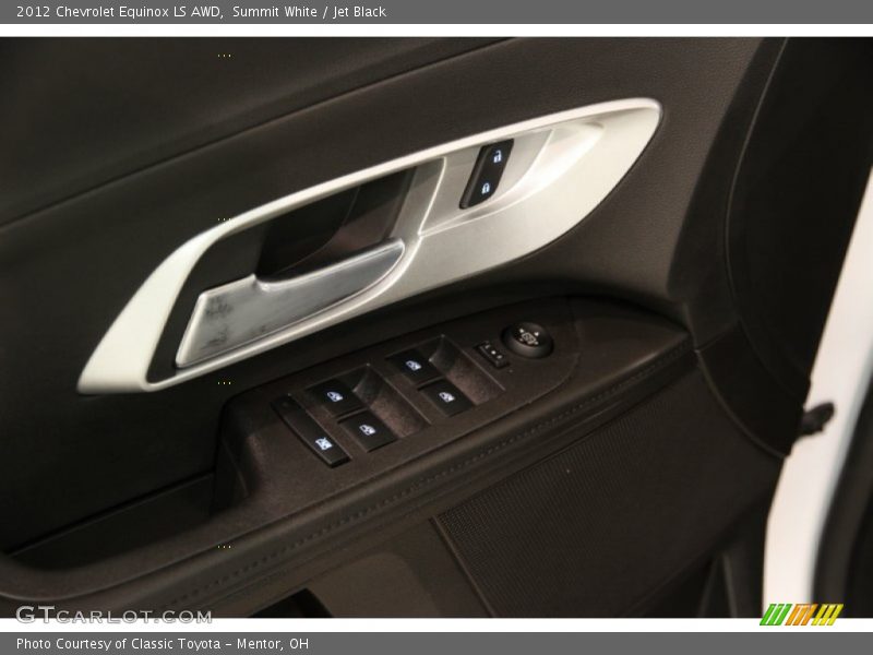 Summit White / Jet Black 2012 Chevrolet Equinox LS AWD