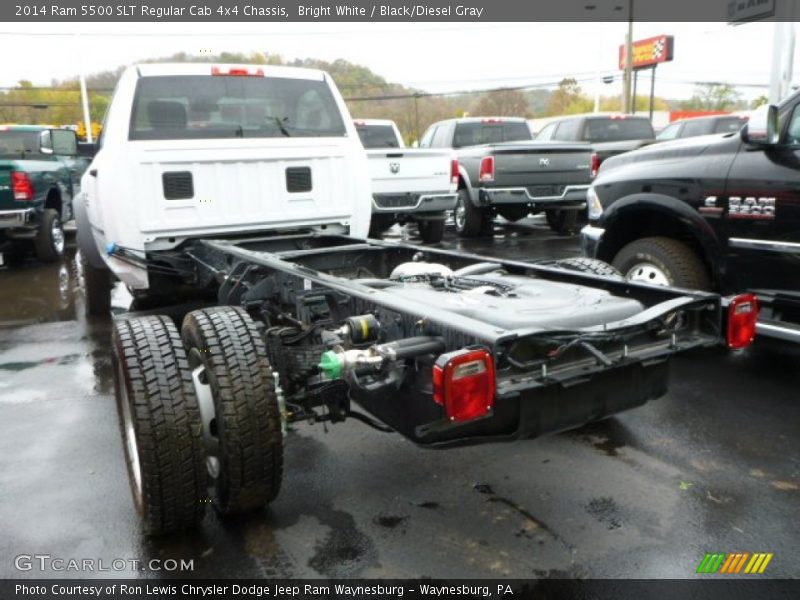 Bright White / Black/Diesel Gray 2014 Ram 5500 SLT Regular Cab 4x4 Chassis