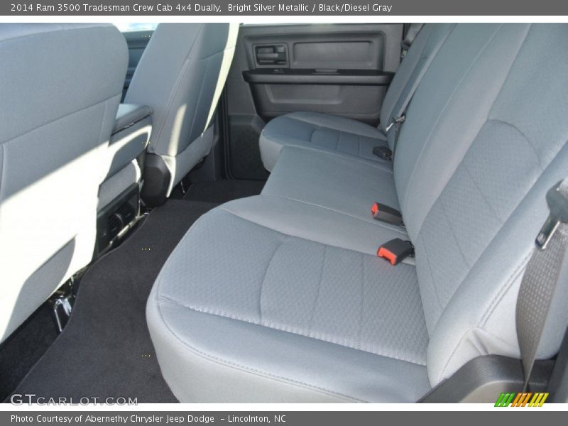 Bright Silver Metallic / Black/Diesel Gray 2014 Ram 3500 Tradesman Crew Cab 4x4 Dually