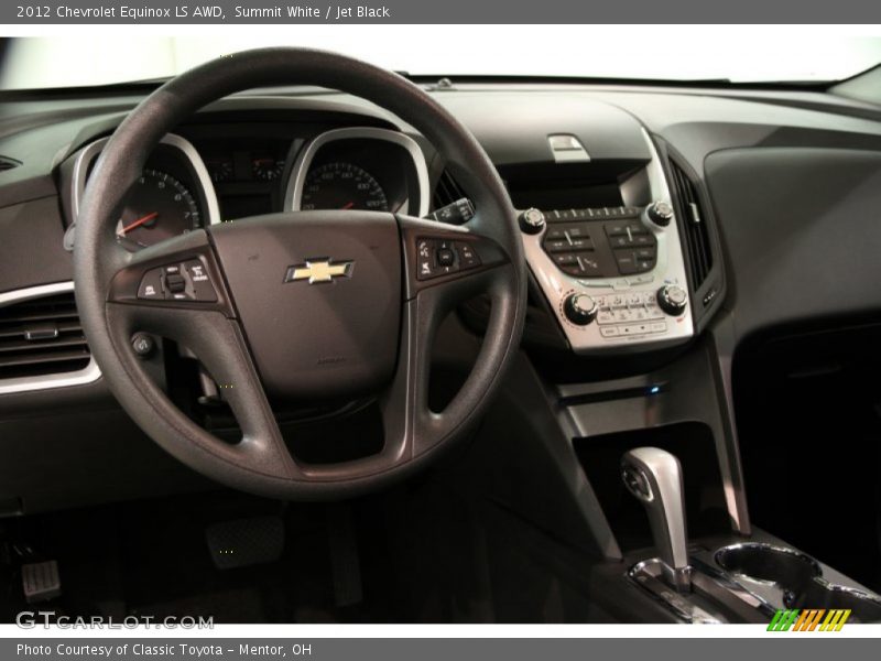 Summit White / Jet Black 2012 Chevrolet Equinox LS AWD