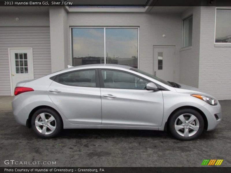 Silver / Gray 2013 Hyundai Elantra GLS