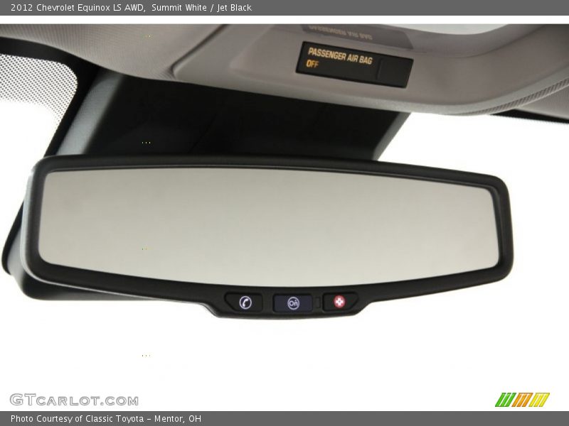 Summit White / Jet Black 2012 Chevrolet Equinox LS AWD