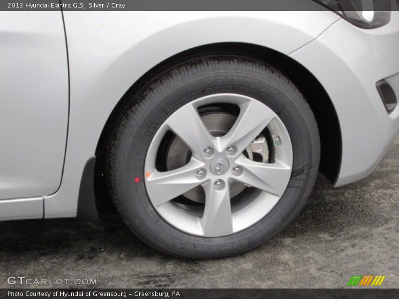 Silver / Gray 2013 Hyundai Elantra GLS