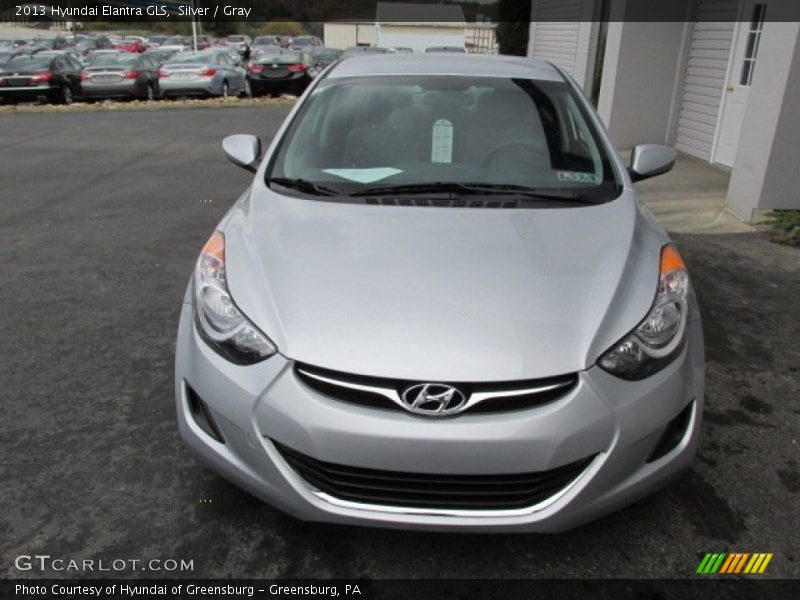 Silver / Gray 2013 Hyundai Elantra GLS