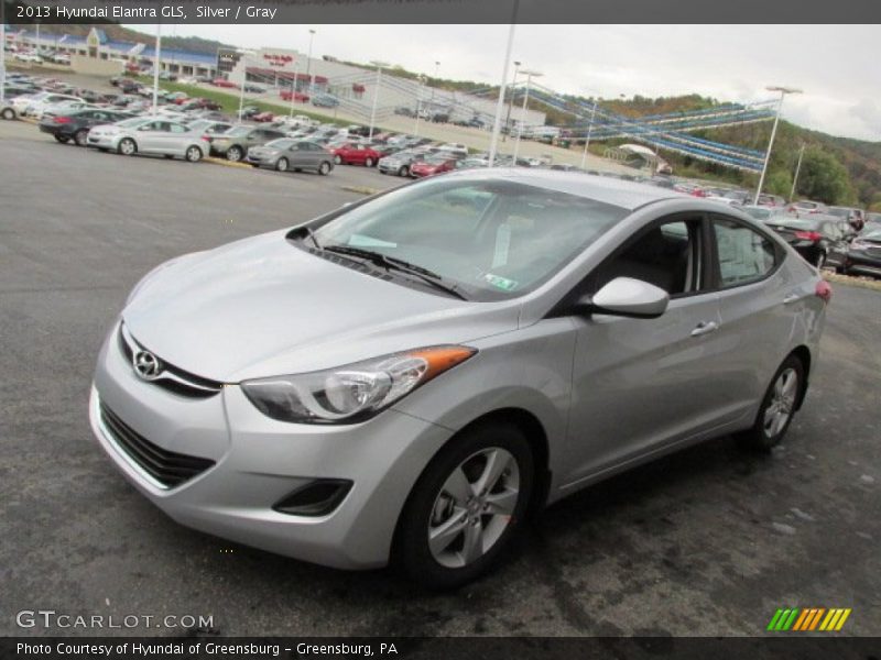 Silver / Gray 2013 Hyundai Elantra GLS