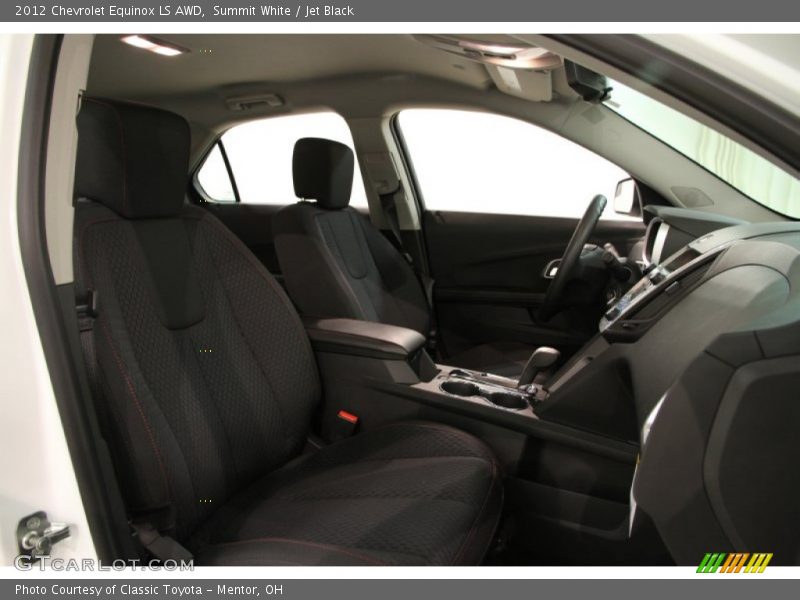 Summit White / Jet Black 2012 Chevrolet Equinox LS AWD