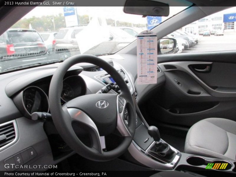 Silver / Gray 2013 Hyundai Elantra GLS