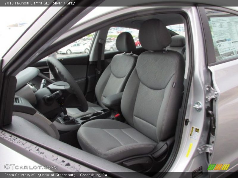 Silver / Gray 2013 Hyundai Elantra GLS