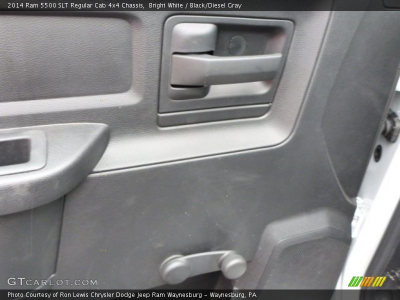Bright White / Black/Diesel Gray 2014 Ram 5500 SLT Regular Cab 4x4 Chassis