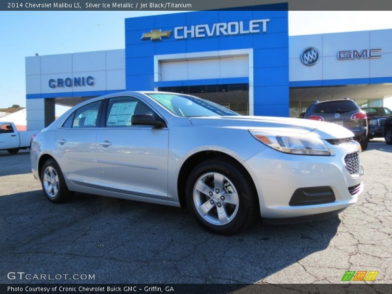 Silver Ice Metallic / Jet Black/Titanium 2014 Chevrolet Malibu LS