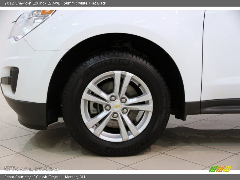 Summit White / Jet Black 2012 Chevrolet Equinox LS AWD