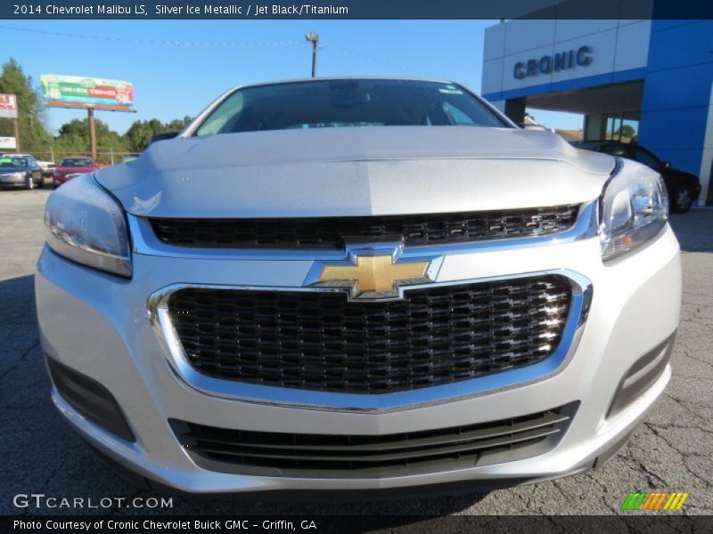Silver Ice Metallic / Jet Black/Titanium 2014 Chevrolet Malibu LS